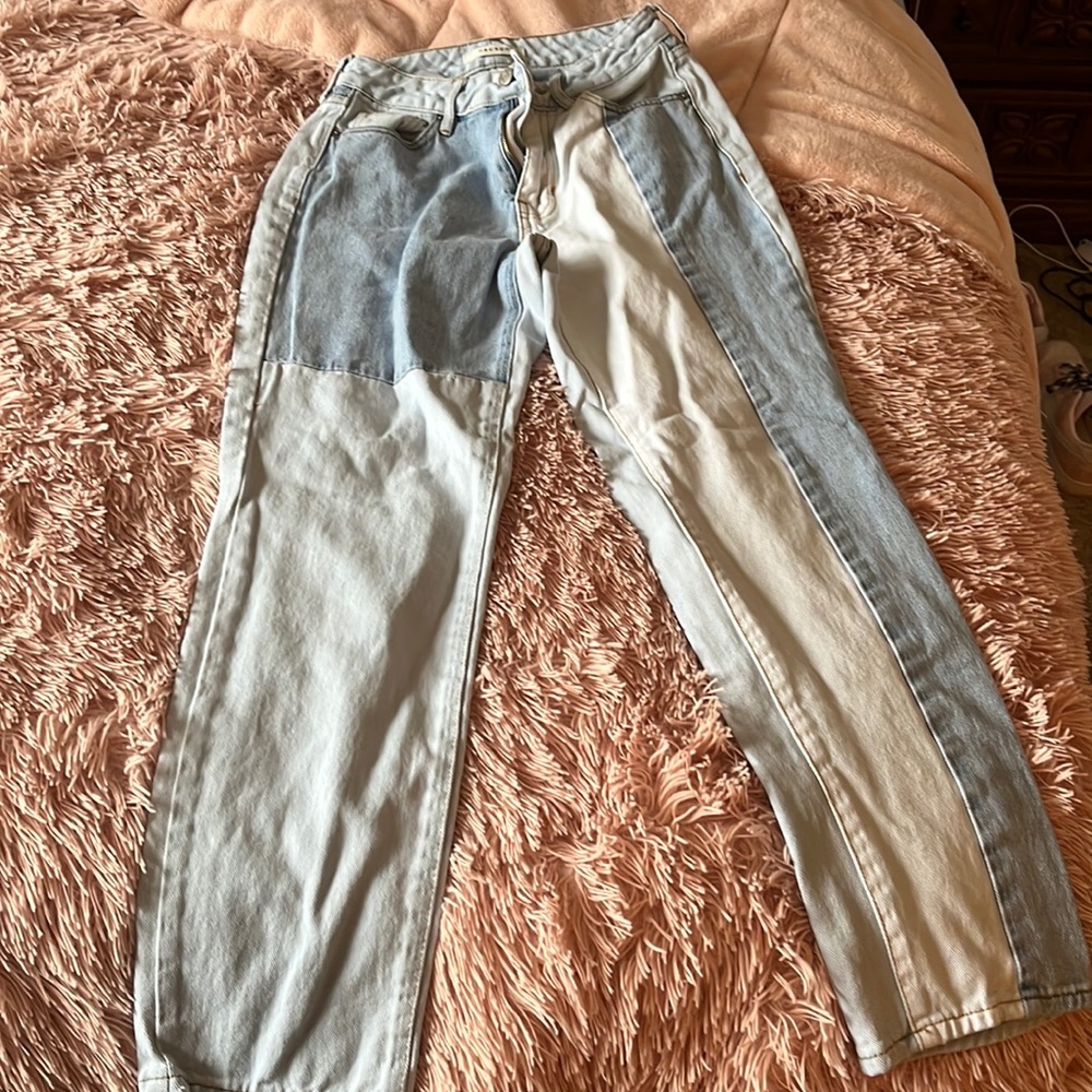 Pacsun Patchwork Mom Jeans